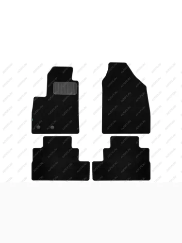 Коврики в салон Klever Premium Jetour Dashing 2023-, кросс., 4шт. (текстиль)  Джитур Дашинг Klever klever0312700222110kh