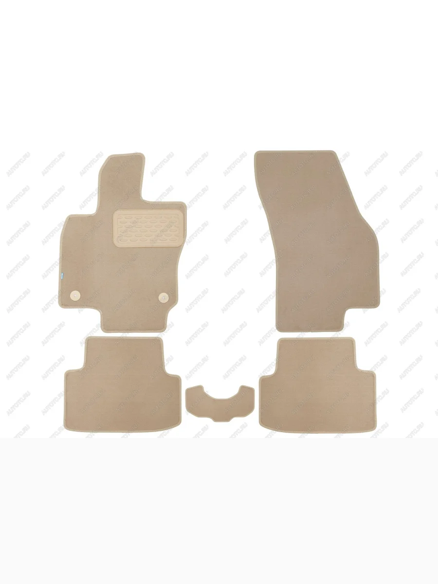 Коврики в салон Klever Premium JETTA VS5 2023- кросс, 5шт. (текстиль, бежевые)  Джетта ВС5 Klever klever0412800222112kh  в Самаре Самарской области