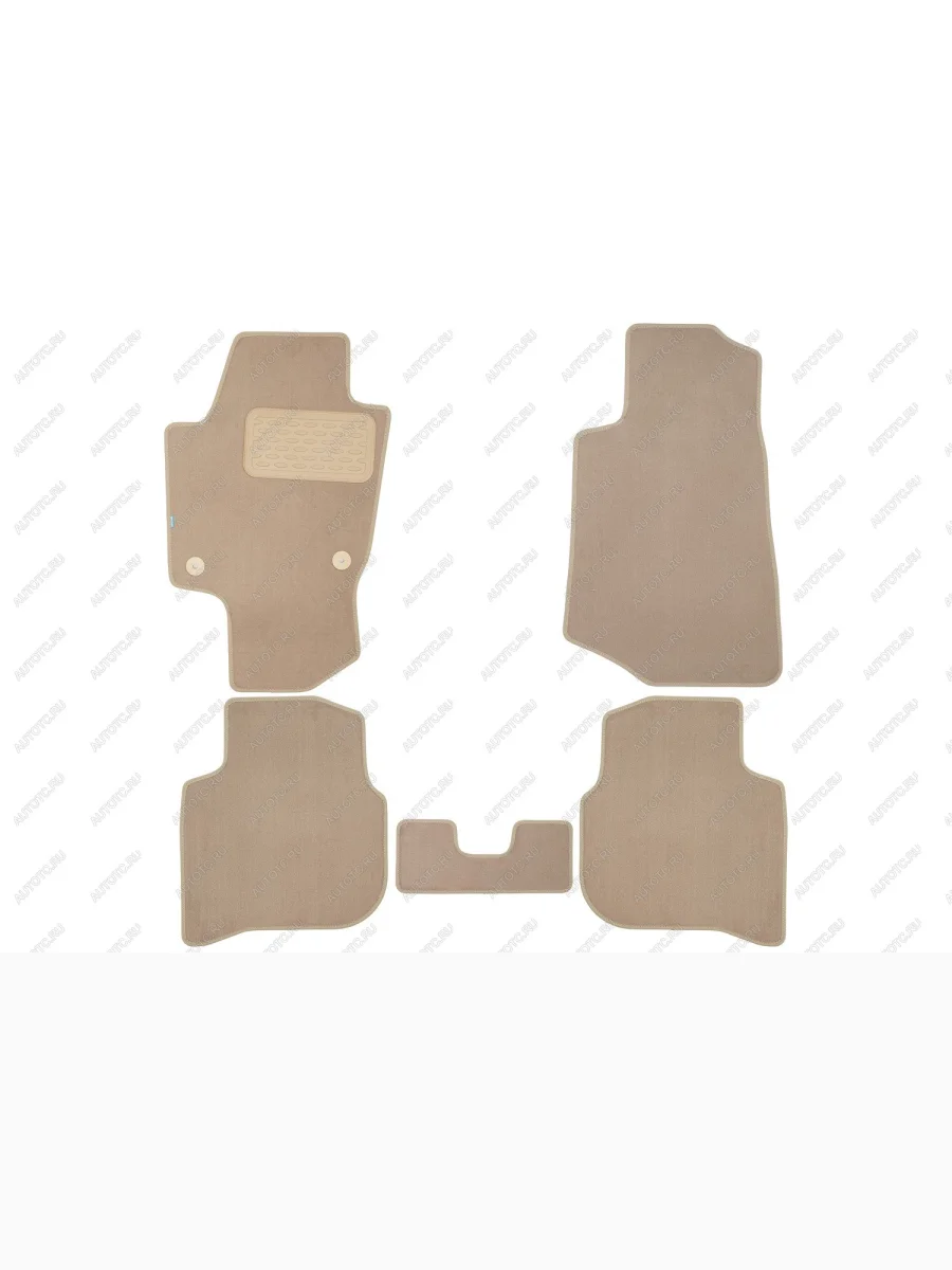Коврики в салон Klever Premium JETTA VA3 2023- седан, 5шт. (текстиль, бежевые)  Джетта ВА3 Klever klever0412800122112kh  в Самаре Самарской области