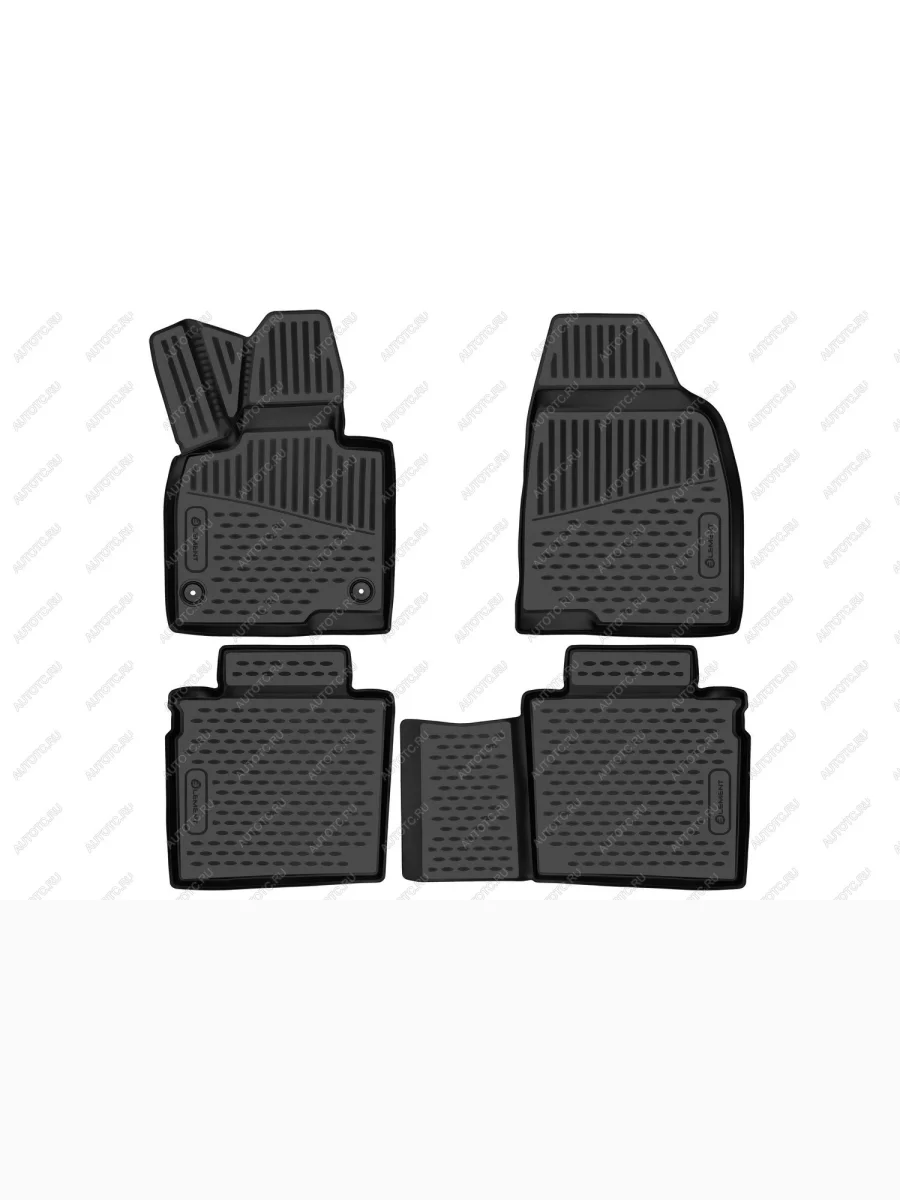 Коврики 3D в салон Element  FAW Bestune T77 (2022-2025) (черные)  в Самаре Самарской области