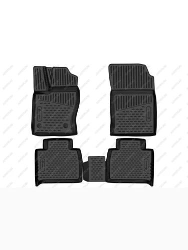 Коврики 3D в салон (ПУ, повышенная износостойкость) FORMAT (черные) Tank 500 (2021-2025)