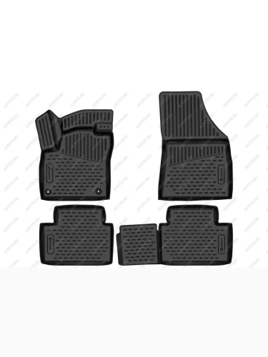 Коврики 3D в салон Element (черные) FAW Bestune T55 (2021-2025)