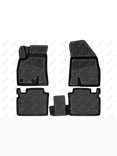 Коврики 3D в салон Element (черные) Chery Arrizo 8 (2022-2025)