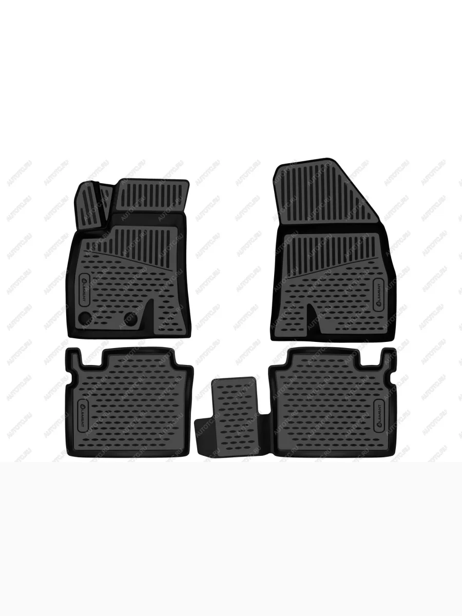 Коврики 3D в салон Element  Chery Arrizo 8 (2022-2025) (черные)  в Самаре Самарской области