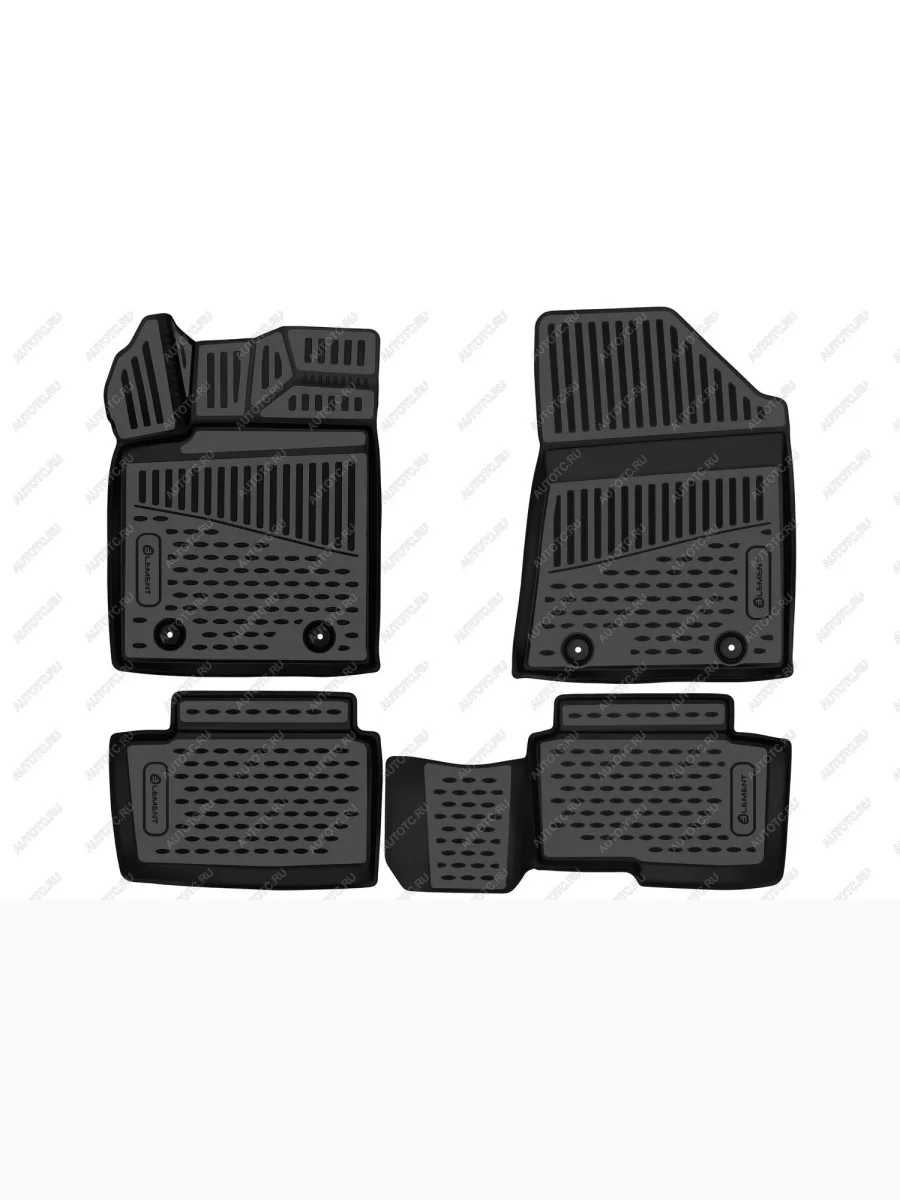 Коврики 3D в салон Element  Livan X3 Pro (2022-2025) (черные)  в Керчи Республика Крым