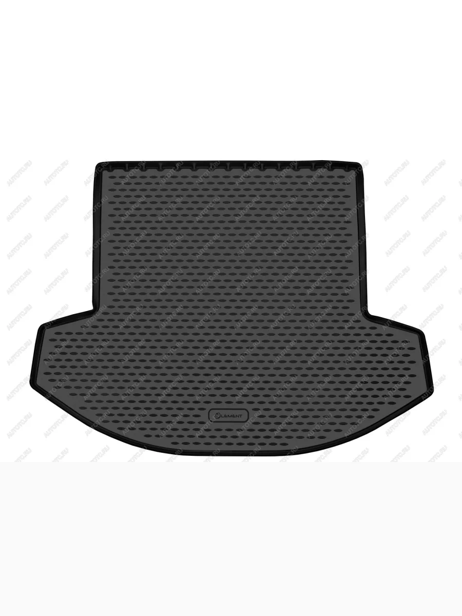 Коврик в багажник (6,7 мест, 3-й ряд сложен) Element Mazda CX-8 1 KG дорестайлинг (2017-2022) (черный)  в Перми Пермском крае
