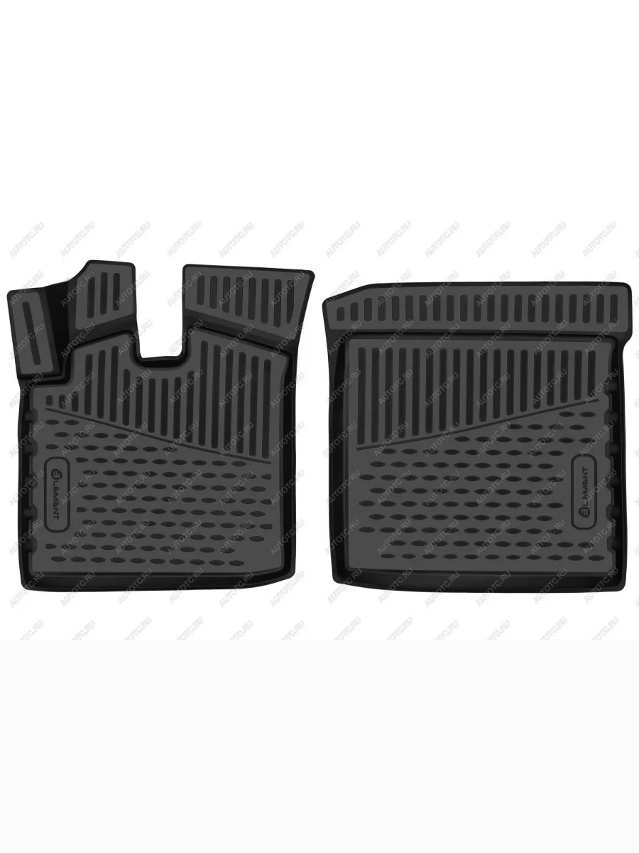 Коврики 3D в салон Element FAW J6 СА3250 шасси (2013-2025) (черные)  с доставкой в г. Керчь