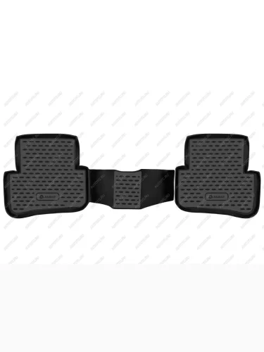 Коврики в салон, подходит для MERCEDES-BENZ С-Class (W204) 2007-2014, 2-й ряд, 2 шт.  Мерседес Бенц С класс Element nlc.34.27.210r
