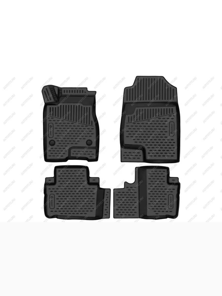 Коврики 3D в салон Element Haval M6 (2021-2025) (черные)  с доставкой в г. Керчь