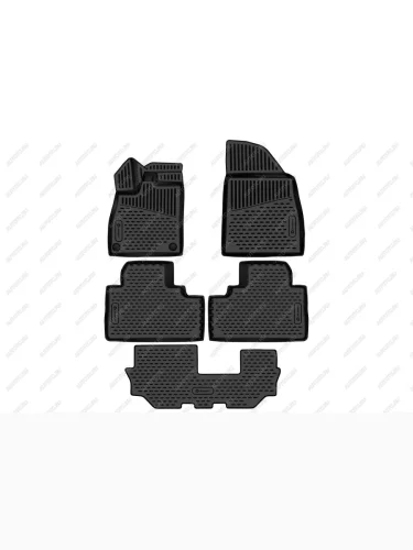 Коврики 3D в салон Element (черные) GAC GS8 (2023-2025)