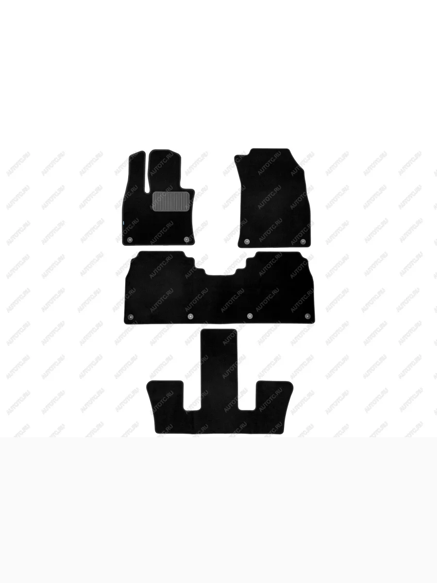 Коврики в салон Klever Premium Hongqi E-HS9 2020- (6 мест) Ун. 4 шт. (текстиль)  Хонги Е-ХС9 Klever klever0511600222110kh  в Самаре Самарской области