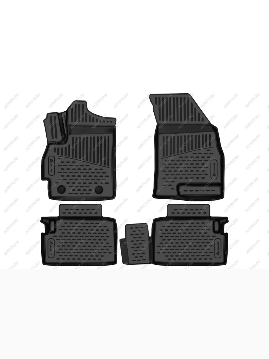 Коврики 3D в салон Element  Kaiyi  X3, X3 Pro (черные)  в Керчи Республика Крым