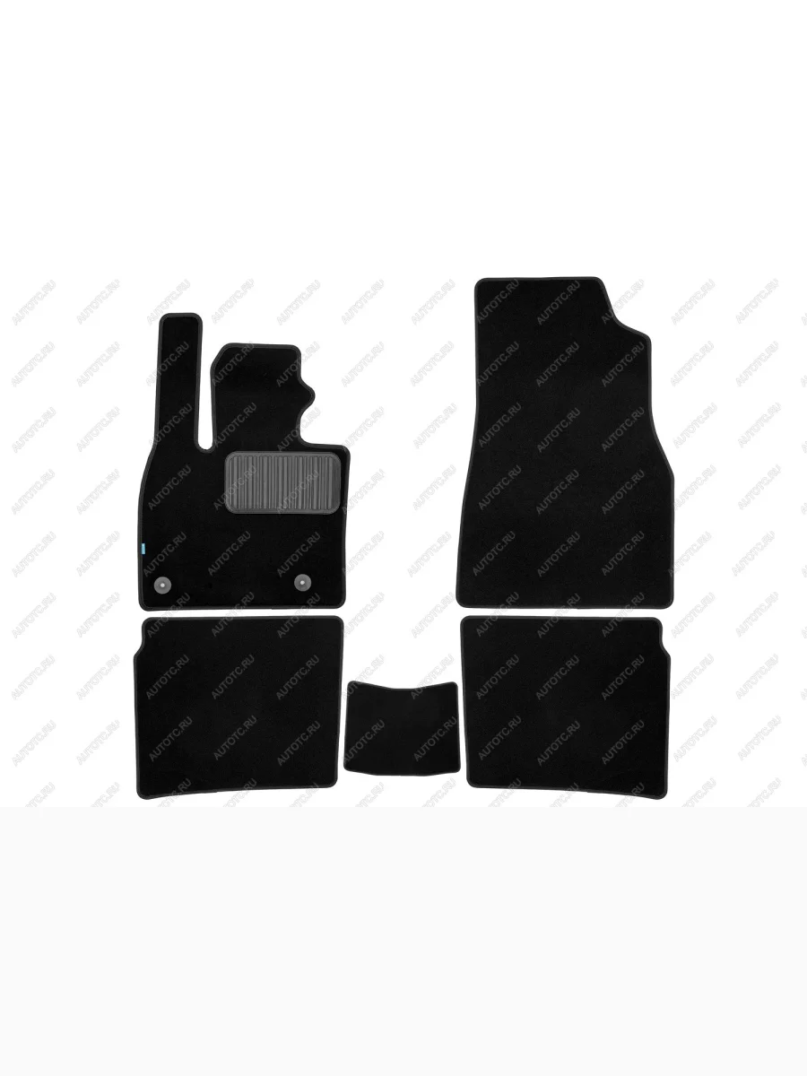 Коврики в салон (текстиль) Klever Premium Hongqi HS5 дорестайлинг (2018-2025) (черные)  в Керчи Республика Крым