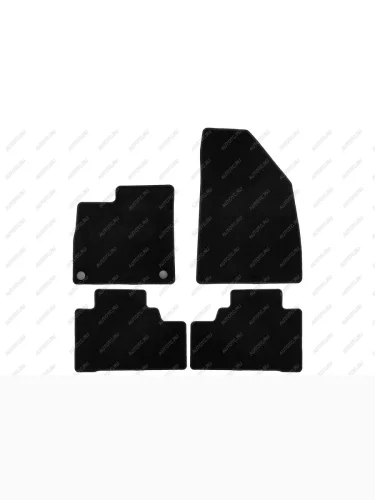 Коврики в салон Klever Econom GAC GS8 2021- внед., 5шт (текстиль)  Гак ГС8 Klever klever0110500201200k