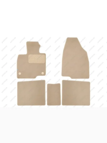 Коврики в салон Klever Premium FAW Bestune T99 2023-, внед., 5шт (текстиль, бежевые)  ФАВ Бестюн Т99 Klever klever0406201822112kh