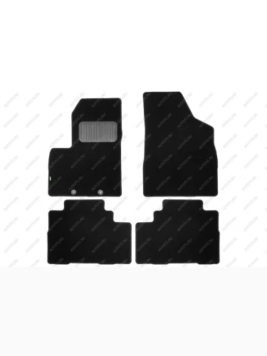 Коврики в салон Klever Standard Forthing Yacht 2023-, кросс., 4шт. (текстиль)  Фортинг Яхт Klever klever0213700101210kh