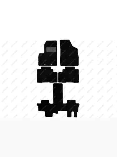 Коврики в салон Klever Premium Forthing Yacht 2023-, кросс., 5шт (текстиль)  Фортинг Яхт Klever klever0313700122110kh