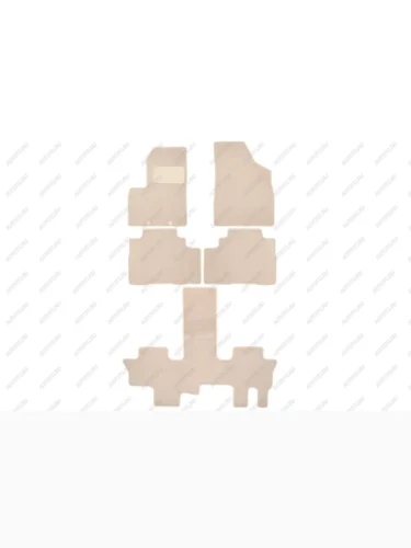 Коврики в салон Klever Premium Forthing Yacht 2023-, кросс., 5шт (текстиль, бежевые)  Фортинг Яхт Klever klever0413700122112kh