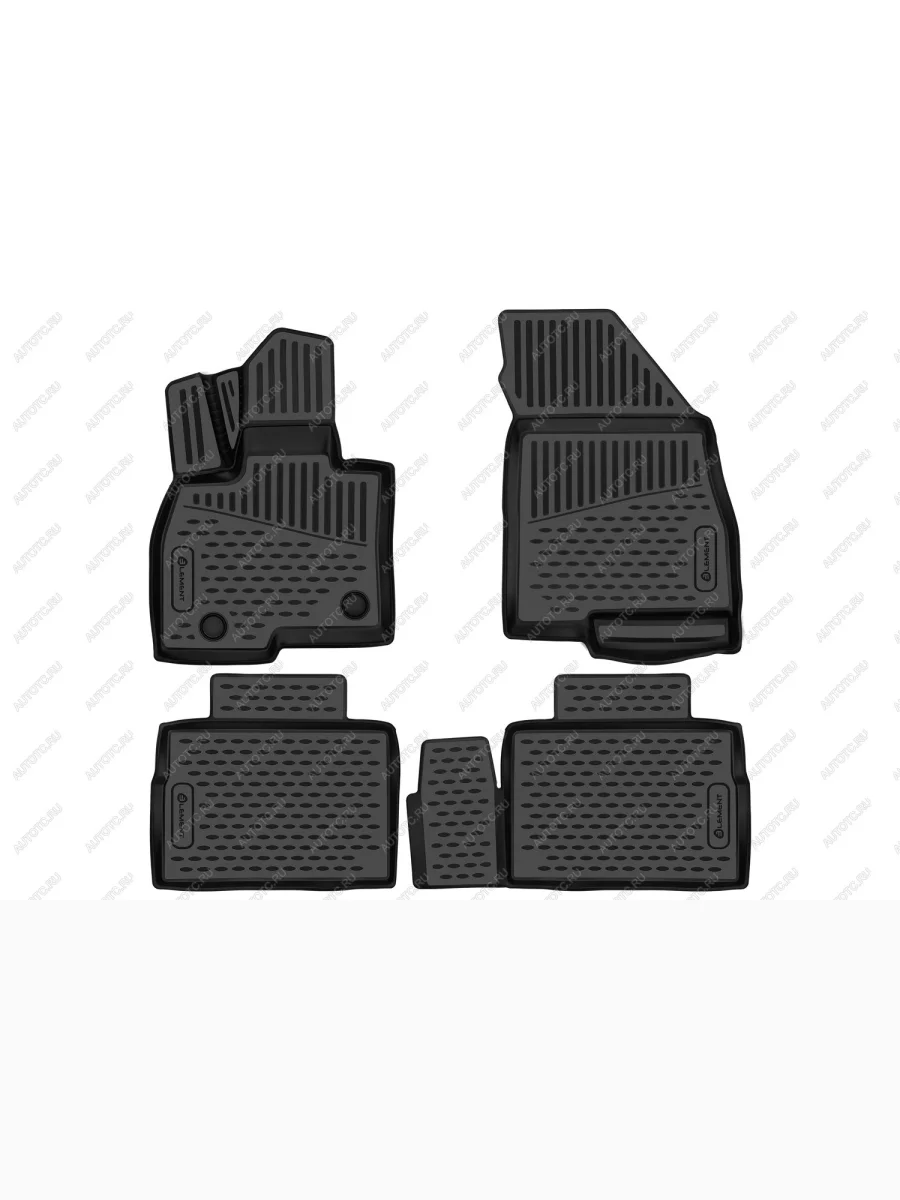 Коврики 3D в салон Element JAECOO J7 (2023-2025) (черные)  с доставкой в г. Керчь