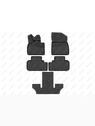 Коврики 3D в салон подходят для LiXiang L8 2022 - 5шт. (полиуретан)  Ликсианг Л8 Element element3da67710210k