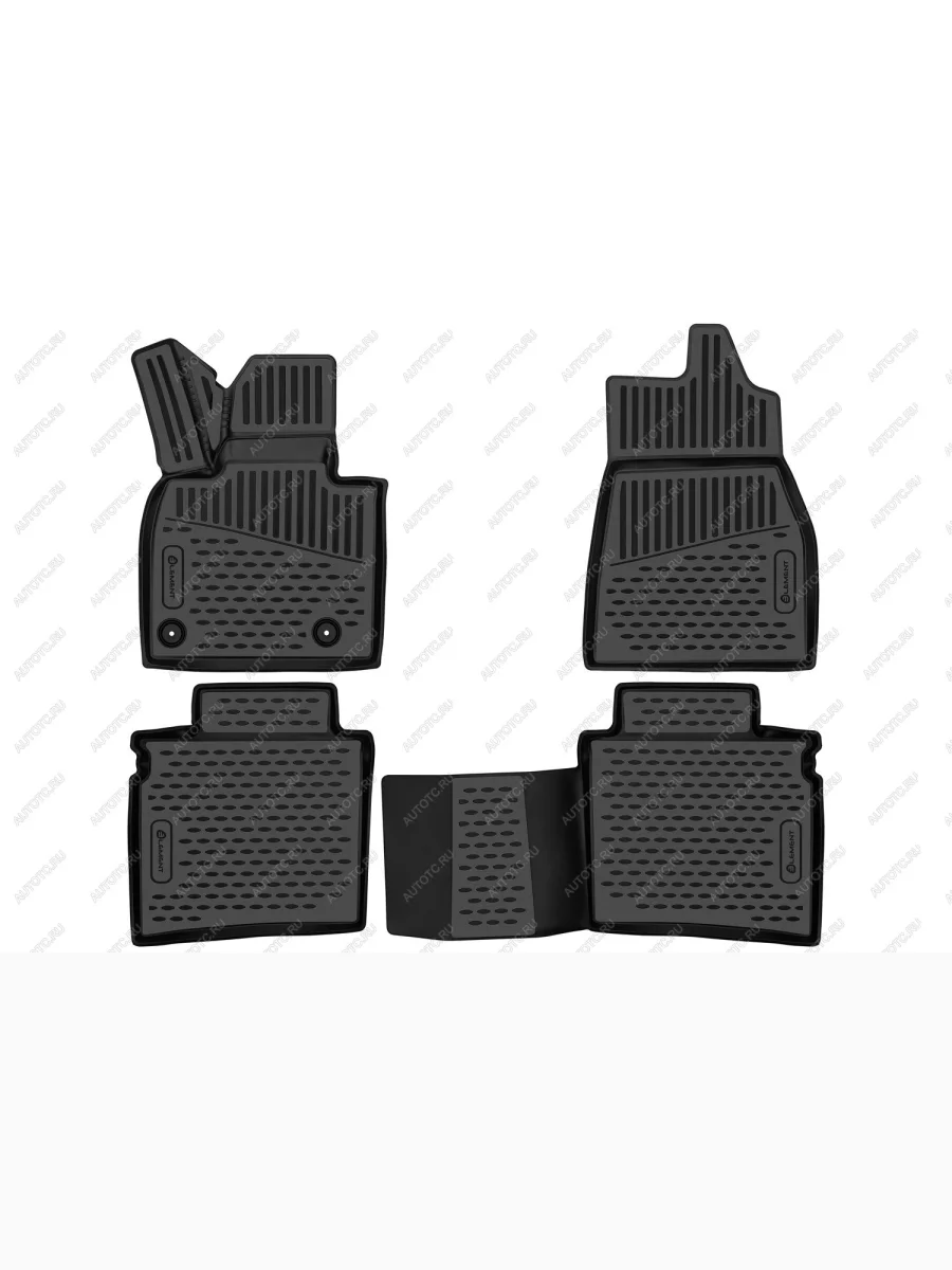 Коврики 3D в салон Element  Hongqi HS5 (2018-2025) (черные)  в Керчи Республика Крым
