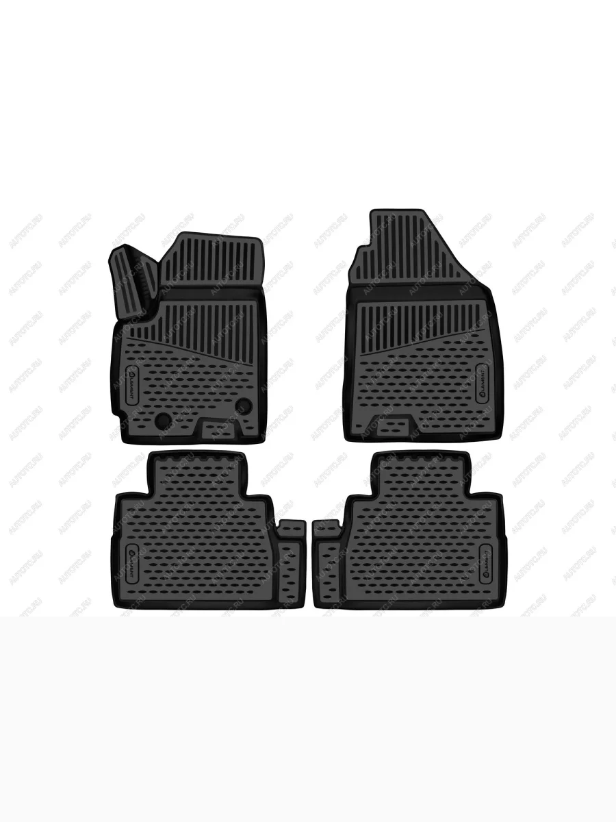 Коврики 3D в салон Element Jetour X70 Plus (Китай) (2020-2025) (черные)  с доставкой в г. Пермь