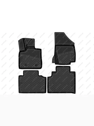 Коврики 3D в салон Element (черные) FAW Bestune NAT 1 (2021-2025)