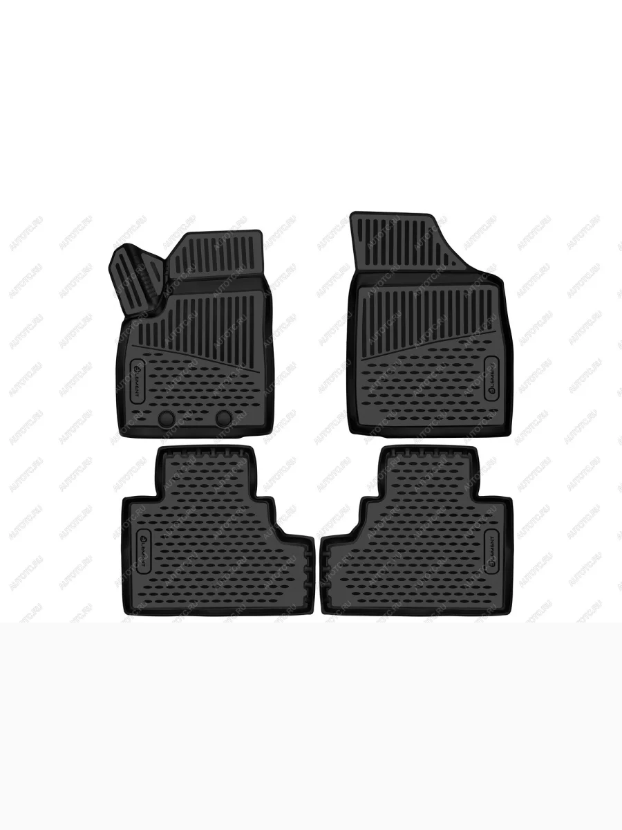 Коврики 3D в салон Element Forthing T5 EVO 1 (2020-2025) (черные)  с доставкой в г. Керчь