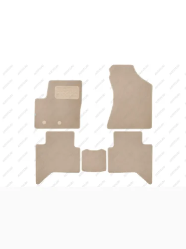 Коврики в салон Klever Premium CHANGAN Hunter Plus 2023-, пикап, 5шт. (текстиль, бежевые)  Чанган Хантер Плюс Klever klever0409200622112kh