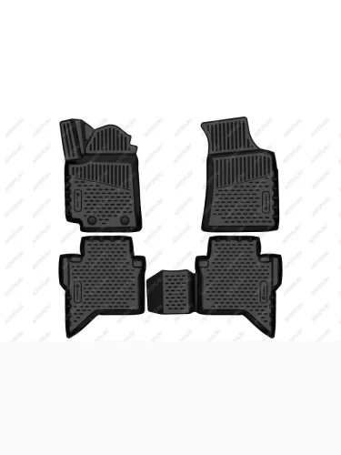 Коврики 3D в салон Element (черные) JAC T8 PRO (2020-2025)