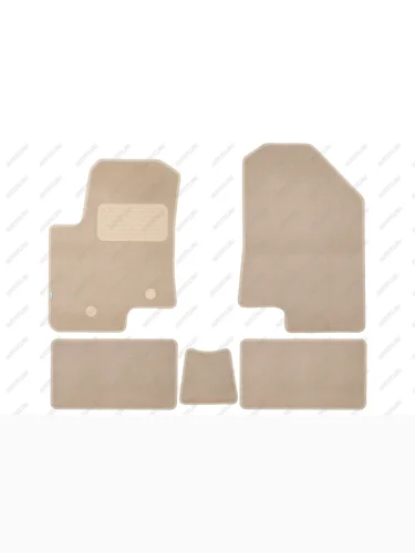 Коврики в салон Klever Premium CHANGAN CS35Plus 2021-, кросс., 5 шт (текстиль, бежевые)  Чанган СиЭс 35 плюс Klever klever0409200722112kh