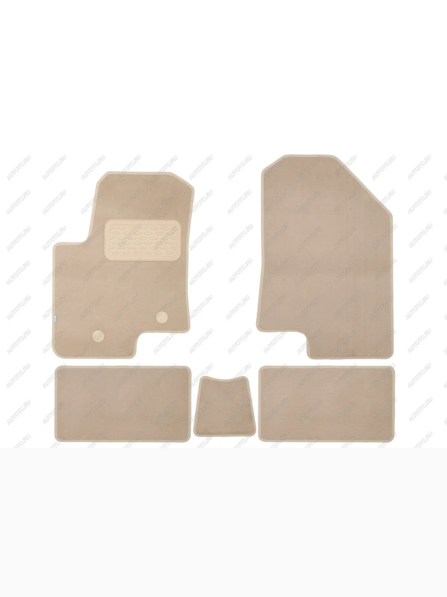 Коврики в салон Klever Premium CHANGAN CS35Plus 2021-, кросс., 5 шт (текстиль, бежевые)  Чанган СиЭс 35 плюс Klever klever0409200722112kh  в Самаре Самарской области