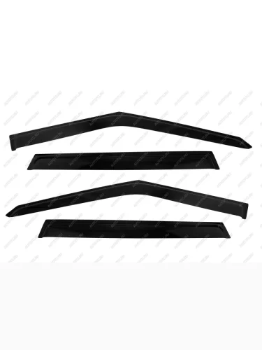 Дефлектор боковых окон Mitsubishi Outlander, 21-, IV покол, 4ч., темный  Митсубиси Аутлендер SIM nld.smiout2132