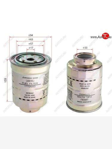 Фильтр топливный MITSUBISHI PAJEROL200 4M414D56 05- MITSUBISHI 1770A053