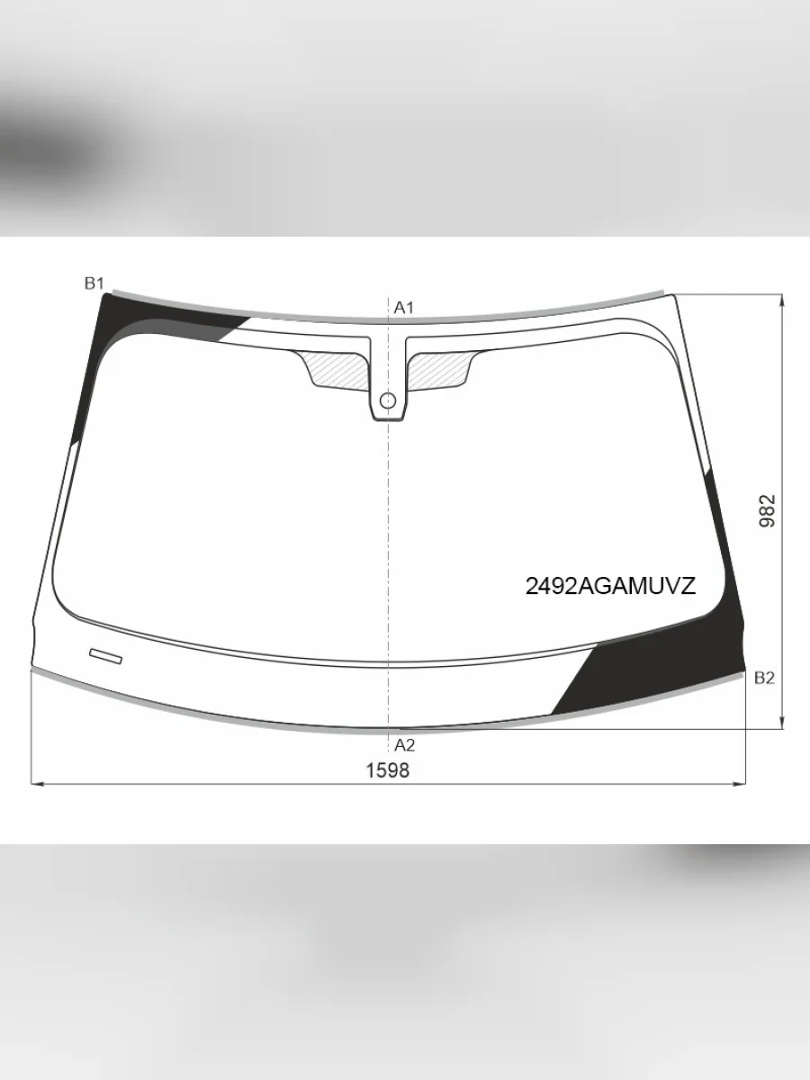 Стекло лобовое (Датчик дождя Проекция Молдинг) BMW X5 18-  X7 18- FUYAO 2492AGAMUVZ  в Воронеже Воронежской области