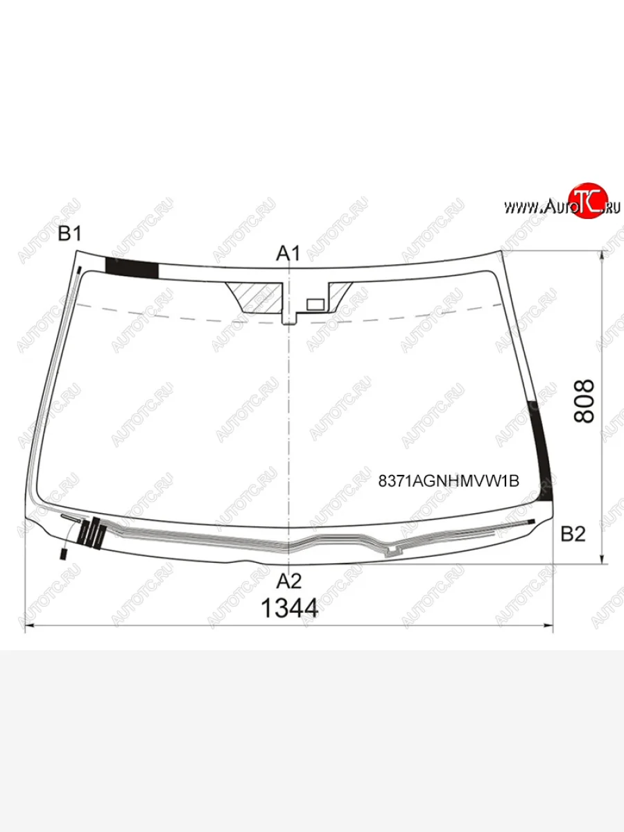 Стекло лобовое (обогрев щеток, датчик дождя) FUYAO Lexus IS250 XE20 седан дорестайлинг (2005-2013) (зеленое)  в Самаре Самарской области
