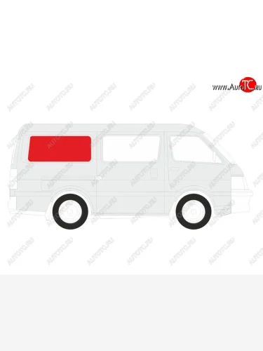 Стекло кузова боковое (не опускное) (Справа Цвет зеленый Антенна) Toyota Alphard (H20) 08-15  Vel XYG GGH20 SW/RH/H/X