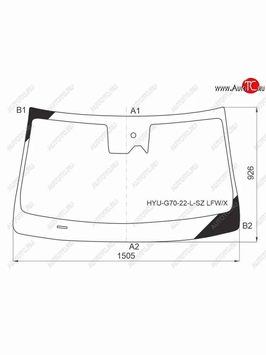 Стекло лобовое (Камера Датчик дождя 4D SED) Genesis G70 20-22 XYG HYU-G70-22-L-SZ LFW/X  в Керчи Республика Крым