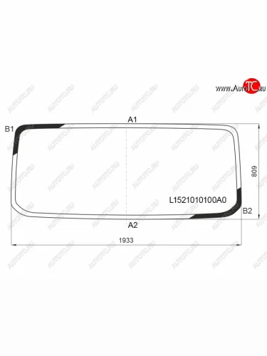 Стекло лобовое FUYAO (зеленое) ГАЗ Валдай Некст (2020-2025)