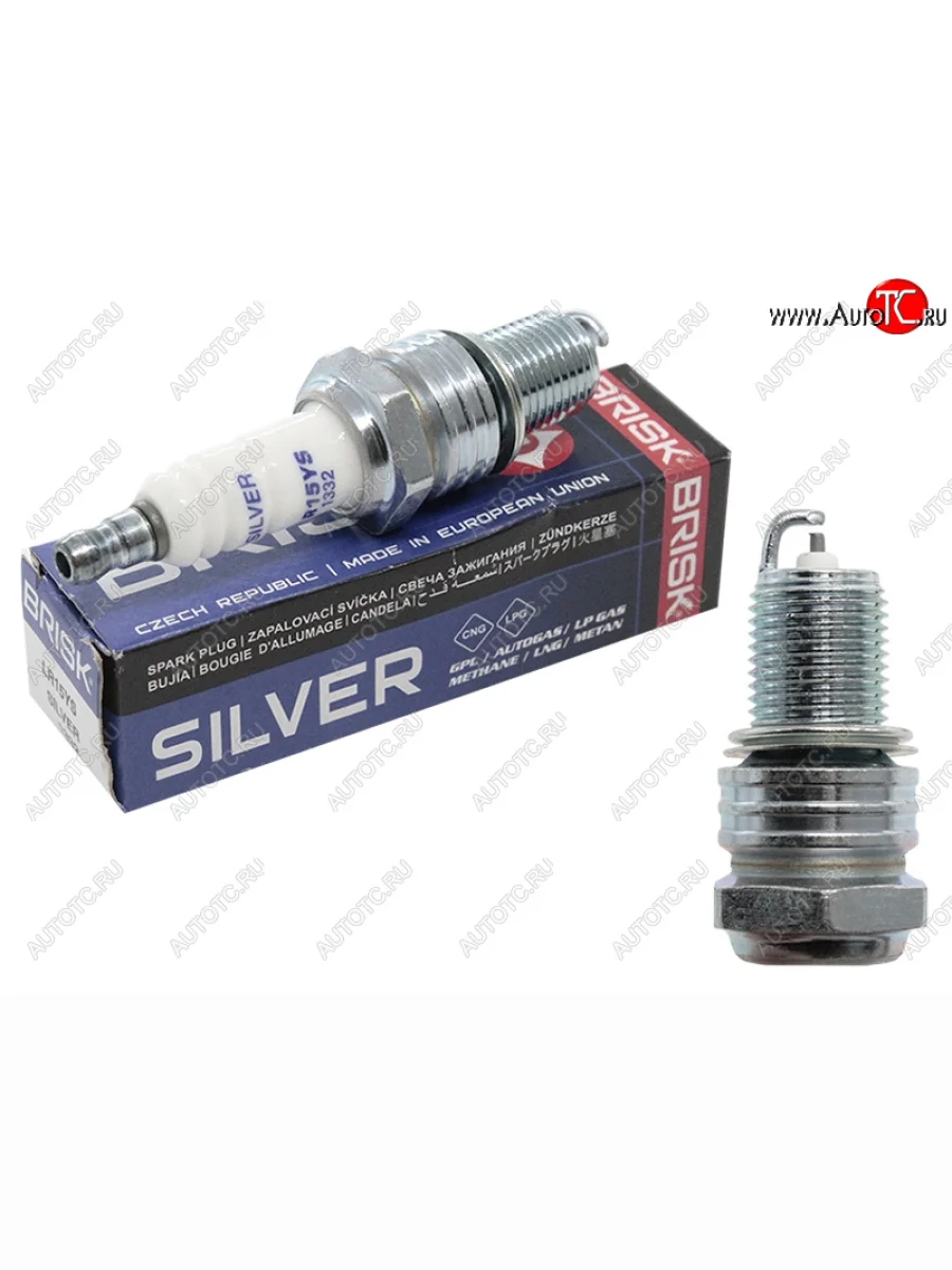 Свеча зажигания CHEVROLET AVEOLANOSNIVADAEWOO LACETTINEXIA 1.51.7 00-VAZ 2101-21102121 BRISK LR15YS  в Керчи Республика Крым