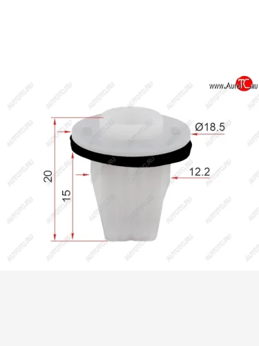 Клипса бампера INFINITINISSAN (1шт.) SAT ST-12-0021