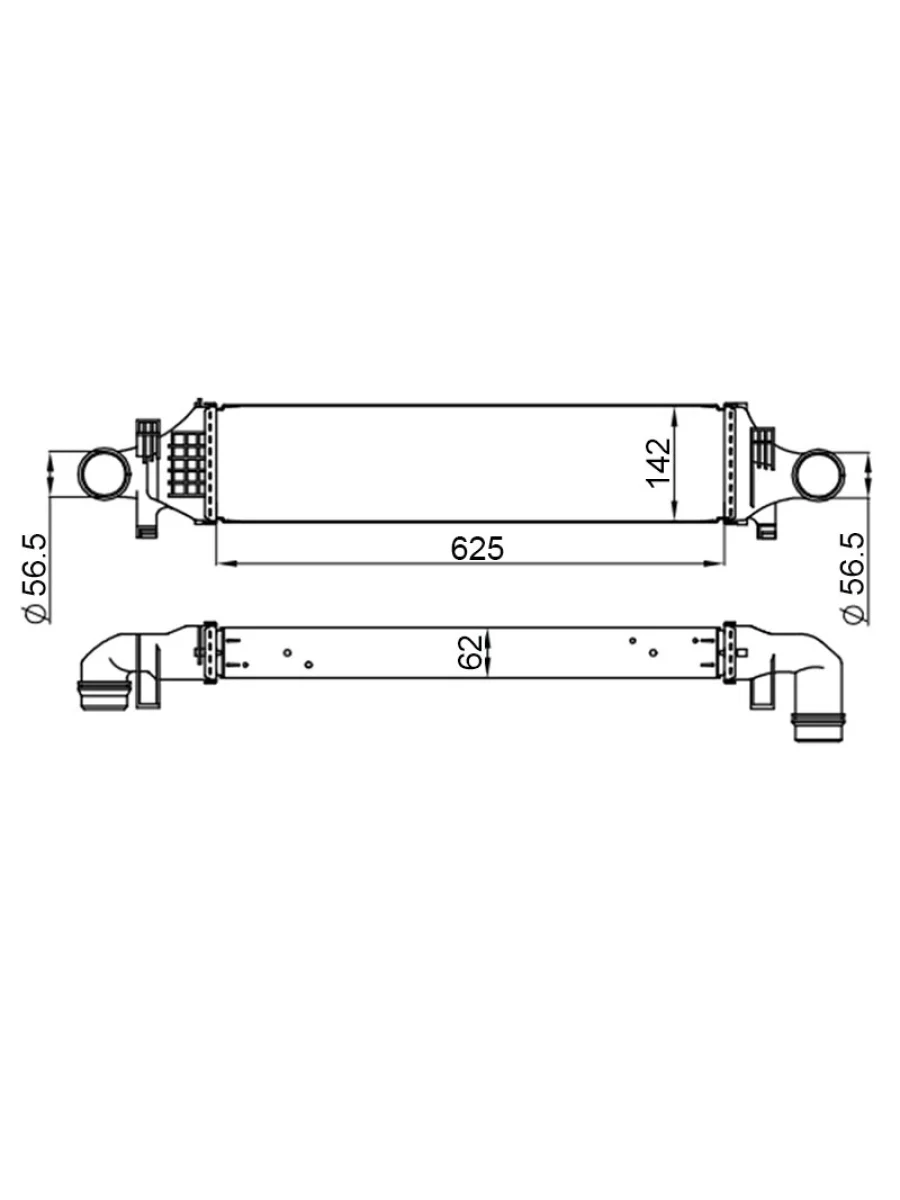 Интеркулер A-CLASS W176 12-18B-CLASS W246 11-18CLA-CLASS 13-19GLA-CLASS 13-19 SAT ST-211-0020  в Самаре Самарской области