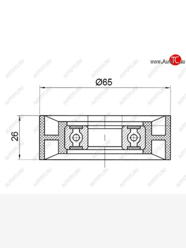 Ролик приводного ремня натяжителя HYUNDAI I10I20I30I40IX20IX35KIA CEED 1,4-1,7CRDI SAT ST-25281-2A100