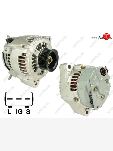 Генератор TOYOTA LAND CRUISER 100LEXUS LX470 4.7 12V 100A 98-07 2UZFE SAT ST-85-0068