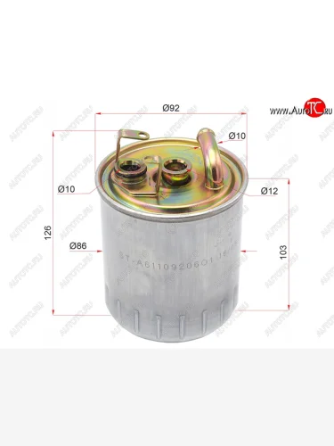 Фильтр топливный MERCEDES SPRINTER OM611OM612 00-06VITO W638 99-03 DIESEL SAT ST-A6110920601