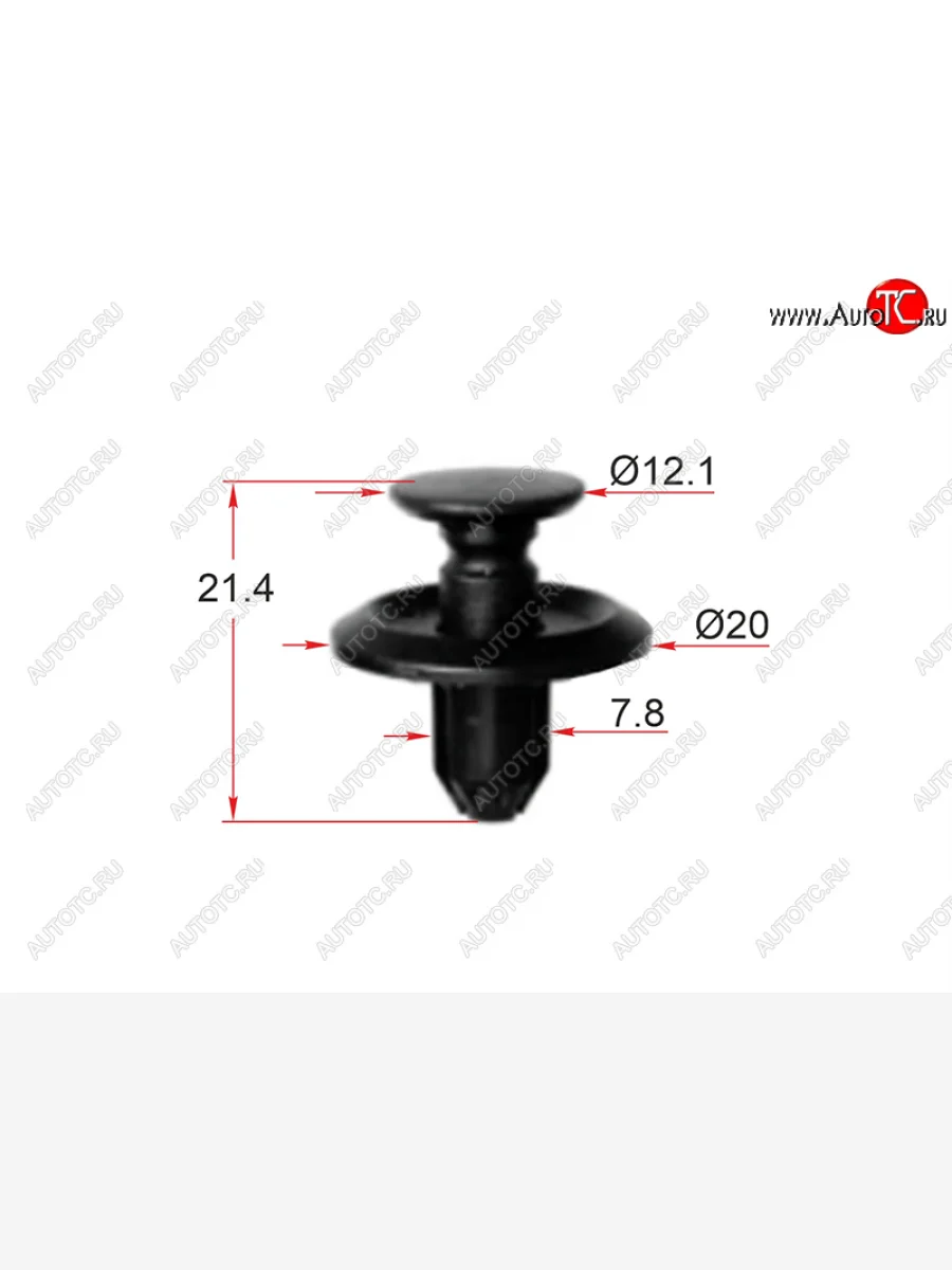 Клипса MITSUBISHICITROENFIATPEUGEOT (1 шт.) SAT ST-M12686  в Воронеже Воронежской области