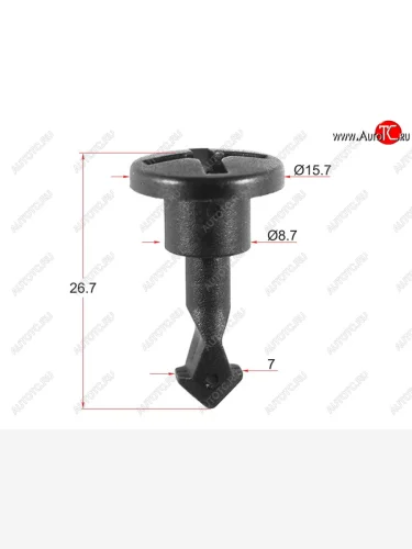 Клипса фиксатор VAG (1 шт.) SAT ST-M11287