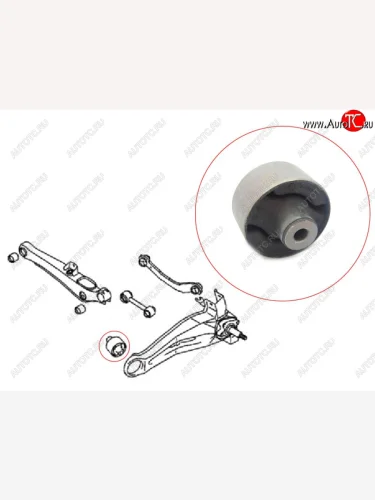 Сайлентблок Mitsubishi Lancer 02-10  Outlander 02-12  Airtrek 01-05 SAT ST-MR519127