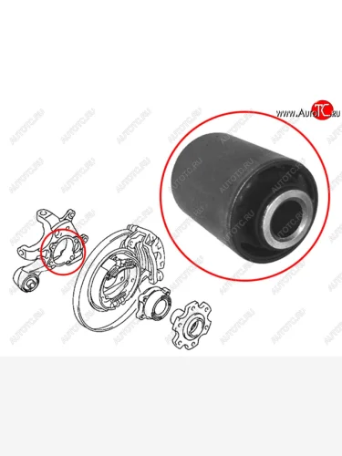 Сайлентблок Mitsubishi Pajero 99-20 SAT ST-MR418066-F