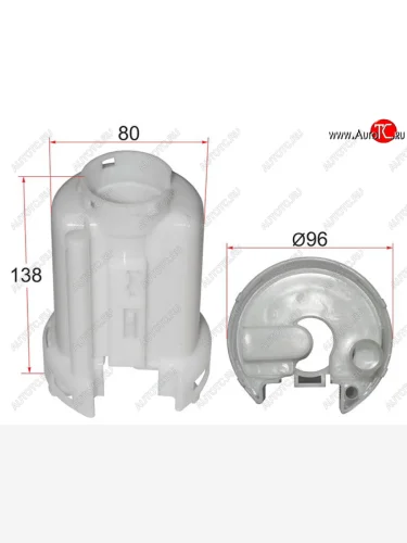 Фильтр топливный MAZDA 323 98-04PREMACY 00-02FAMILIA 1.3 00-03 SAT ST-ZL05-20-490A